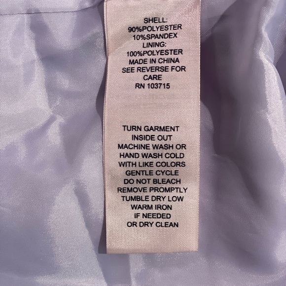 Nanette Lepore Lilac Faux Suede Jacket Sz 4 - Picture 7 of 7